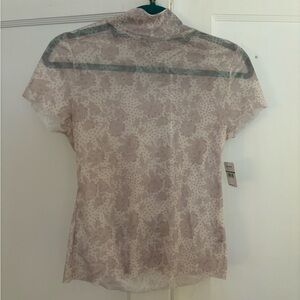 Mesh Free People top black, blue, cream